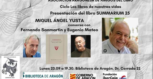 Miguel Angel Yusta presenta 'Summarium 25'